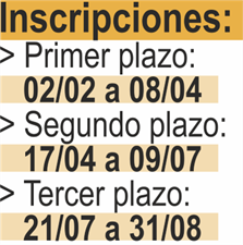 Inscripción